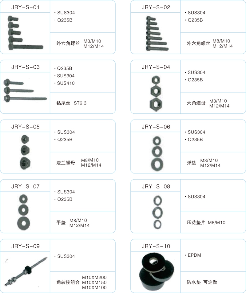 Steel Bracket Accessories Series