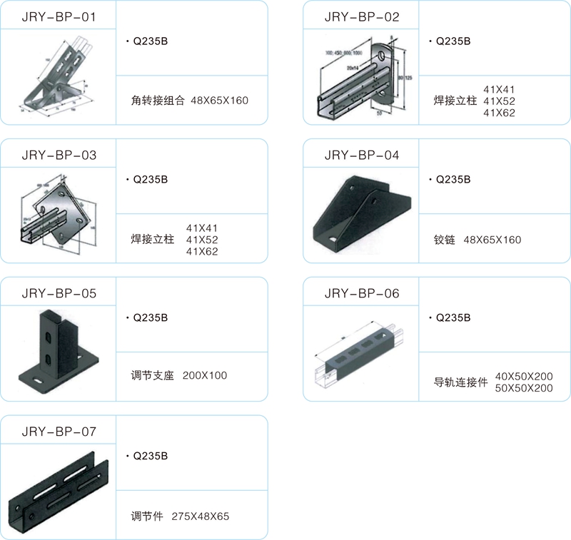 Steel Bracket Accessories Series