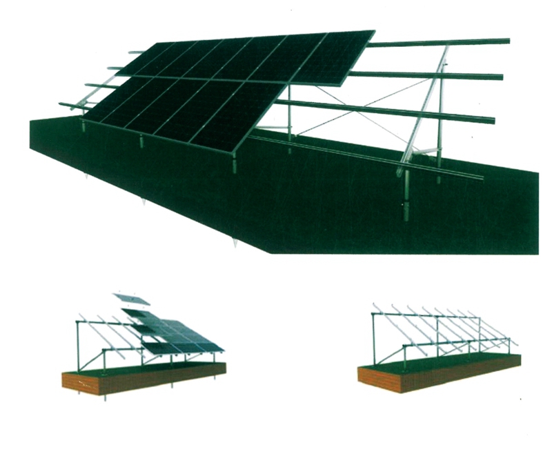 Ground Spiral Pile Foundation Support