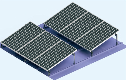 Color steel tile roof bracket (fixture angle type)