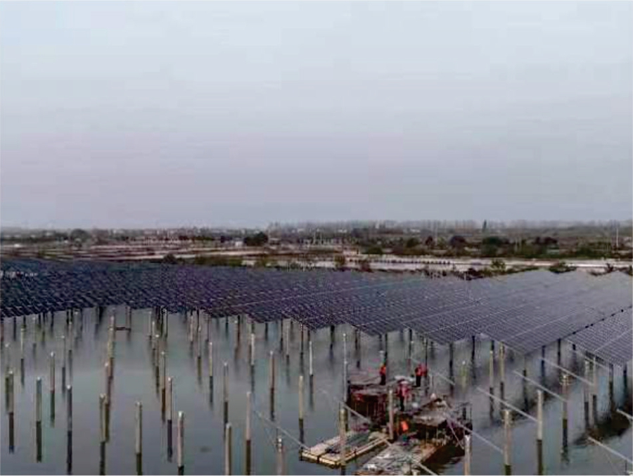 CNNC Hunan Xinhua Hydropower Wuwei Gaogou Town Fishery Photovoltaic Complementary Power Generation Project